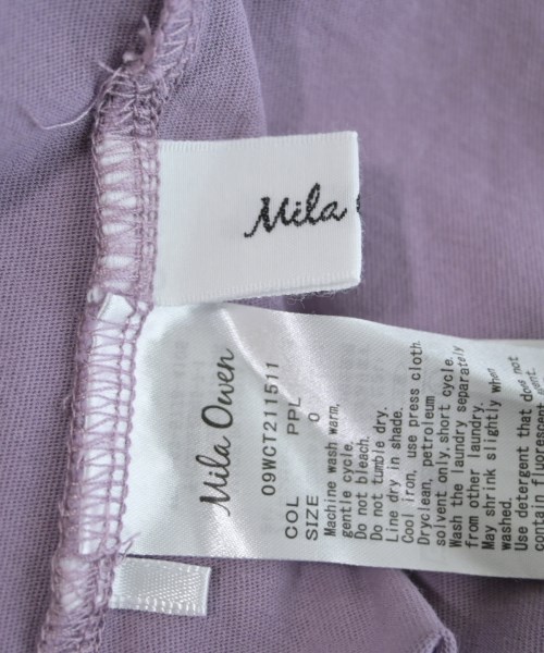 Mila Owen（ミラオーウェン）Tシャツ・カットソー 紫 サイズ:0(S位) レディース/2200621045079