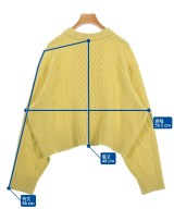 Mila Owen（ミラオーウェン）ニット・セーター 黄 サイズ:0(S位) レディース/2200629893023