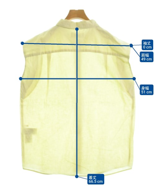 Mila Owen（ミラオーウェン）カジュアルシャツ 黄 サイズ:0(S位) レディース/2200629947016