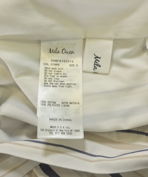 Mila Owen（ミラオーウェン）ロング・マキシ丈スカート 白 サイズ:0(S位) レディース/2200632172030