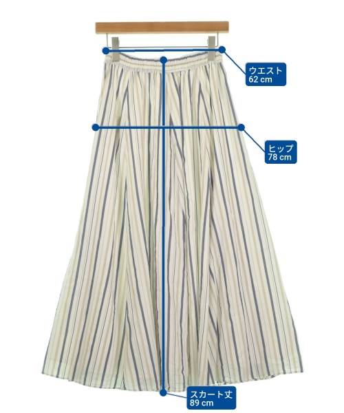 Mila Owen（ミラオーウェン）ロング・マキシ丈スカート 白 サイズ:0(S位) レディース/2200632172030