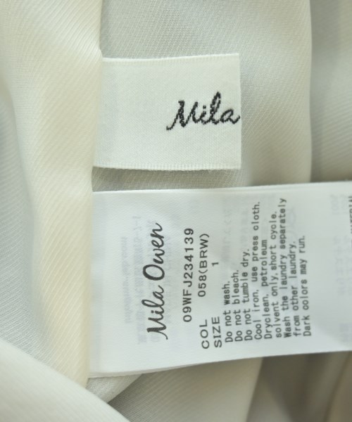Mila Owen（ミラオーウェン）カジュアルジャケット 茶 サイズ:1(M位) レディース/2200642851017