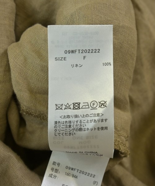 Mila Owen（ミラオーウェン）カジュアルシャツ ベージュ サイズ:F レディース/2200643548060