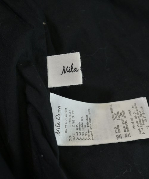 Mila Owen（ミラオーウェン）ダウンコート 黒 サイズ:F レディース/2200643892019