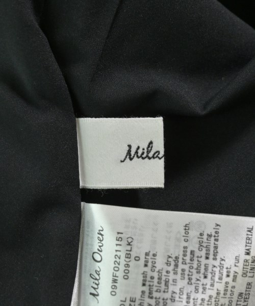 Mila Owen（ミラオーウェン）カジュアルシャツ 黒 サイズ:0(S位) レディース/2200626759094
