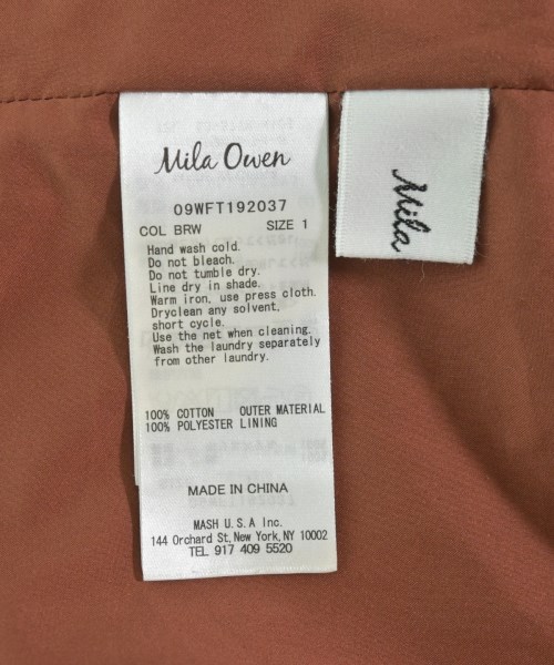 Mila Owen（ミラオーウェン）ブラウス オレンジ サイズ:1(M位) レディース/2200633331054