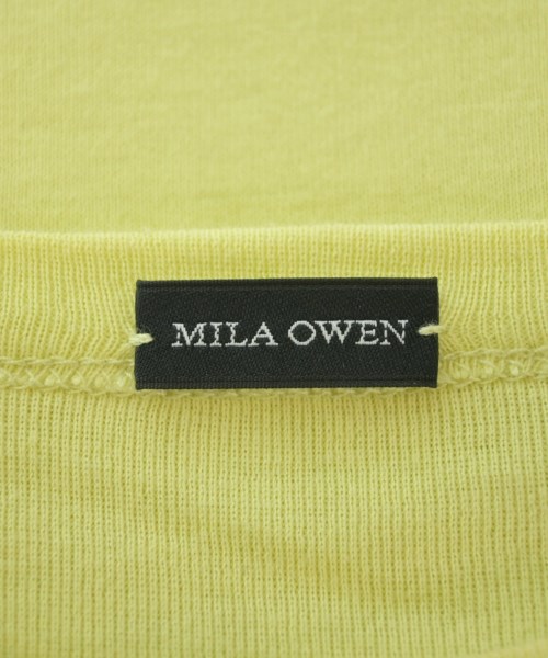 Mila Owen（ミラオーウェン）Tシャツ・カットソー 黄 サイズ:0(S位) レディース/2200621433074
