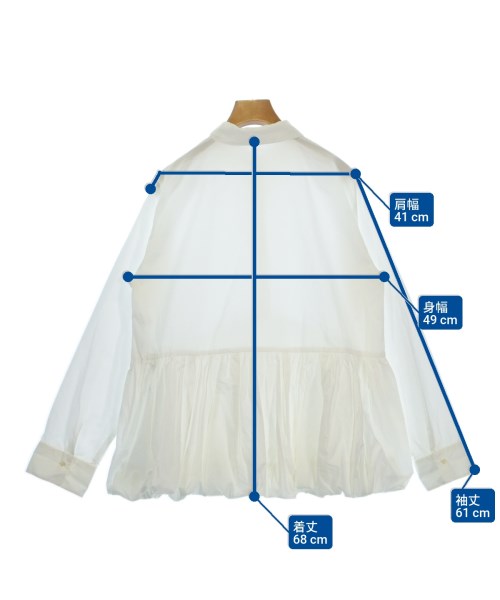 Mila Owen（ミラオーウェン）カジュアルシャツ 白 サイズ:0(S位) レディース/2200618329113