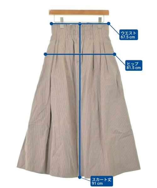 Mila Owen（ミラオーウェン）ロング・マキシ丈スカート ベージュ サイズ:1(M位) レディース/2200612507135