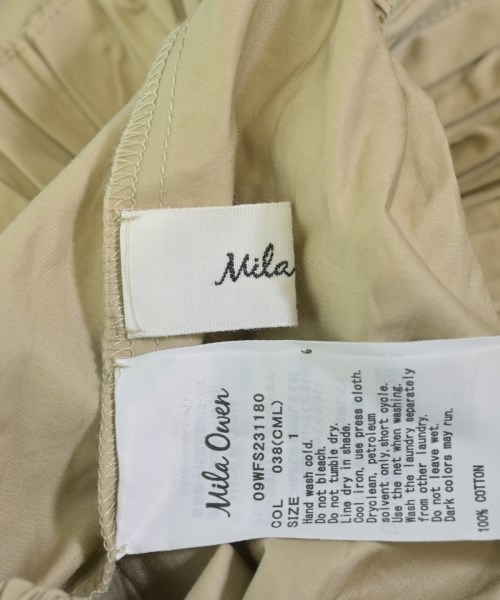 Mila Owen（ミラオーウェン）ロング・マキシ丈スカート ベージュ サイズ:1(M位) レディース/2200612507227