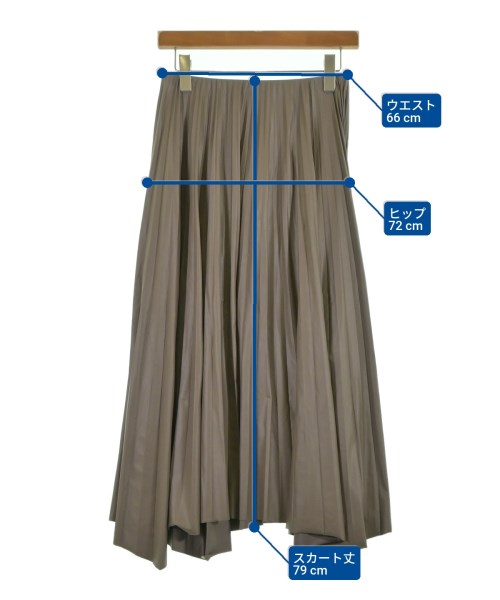 Mila Owen（ミラオーウェン）ロング・マキシ丈スカート 茶 サイズ:1(M位) レディース/2200612507333