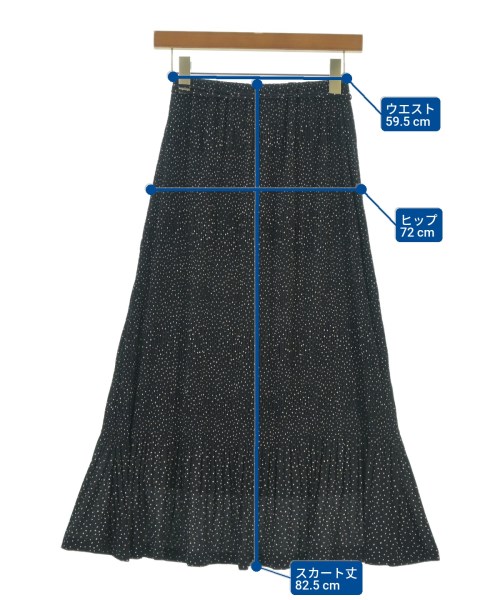 Mila Owen（ミラオーウェン）ロング・マキシ丈スカート 紺 サイズ:0(S位) レディース/2200624116011