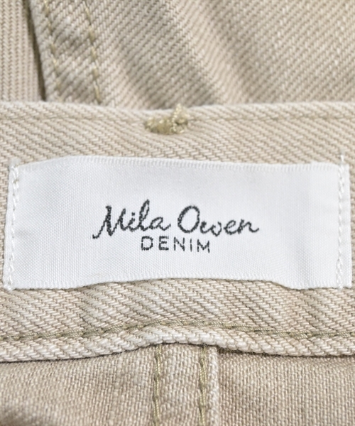 Mila Owen（ミラオーウェン）デニムパンツ ベージュ サイズ:2(L位) レディース/2200613463027