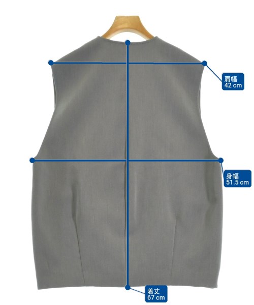 Mila Owen（ミラオーウェン）ベスト グレー サイズ:0(S位) レディース/2200613463195