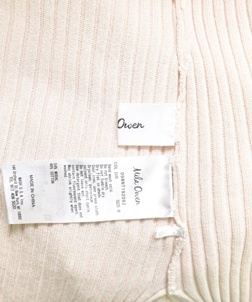 Mila Owen（ミラオーウェン）ニット・セーター ベージュ サイズ:0(S位) レディース/2200613081054