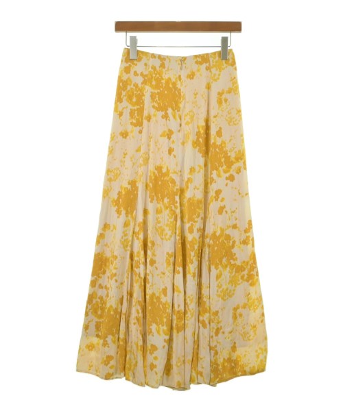 Mila Owen（ミラオーウェン）ロング・マキシ丈スカート 黄 サイズ:1(M位) レディース/2200627547010