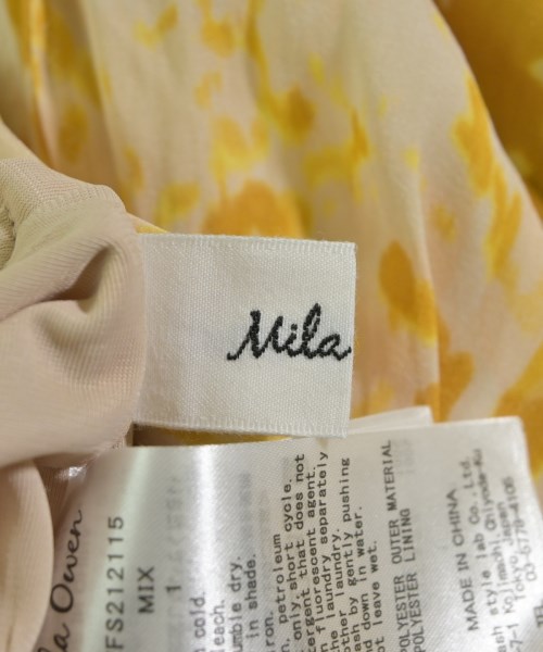 Mila Owen（ミラオーウェン）ロング・マキシ丈スカート 黄 サイズ:1(M位) レディース/2200627547010