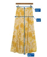 Mila Owen（ミラオーウェン）ロング・マキシ丈スカート 黄 サイズ:1(M位) レディース/2200627547010