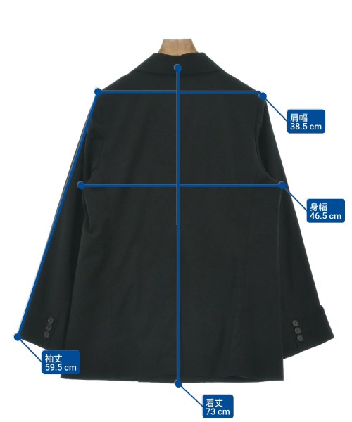 Mila Owen（ミラオーウェン）テーラードジャケット 黒 サイズ:0(S位) レディース/2200627726149