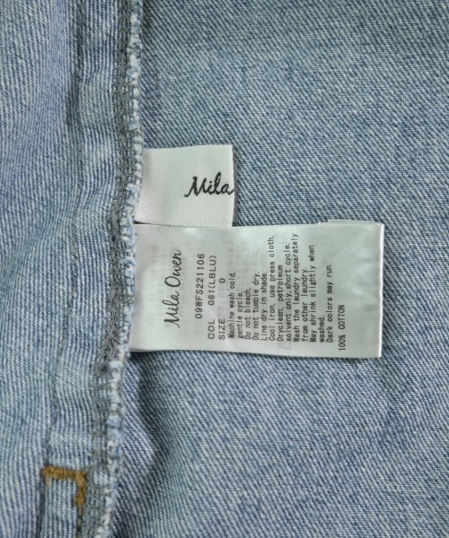 Mila Owen（ミラオーウェン）ひざ丈スカート 青 サイズ:0(S位) レディース/2200627950148