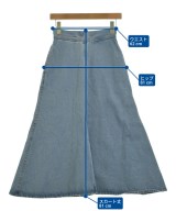 Mila Owen（ミラオーウェン）ひざ丈スカート 青 サイズ:0(S位) レディース/2200627950148