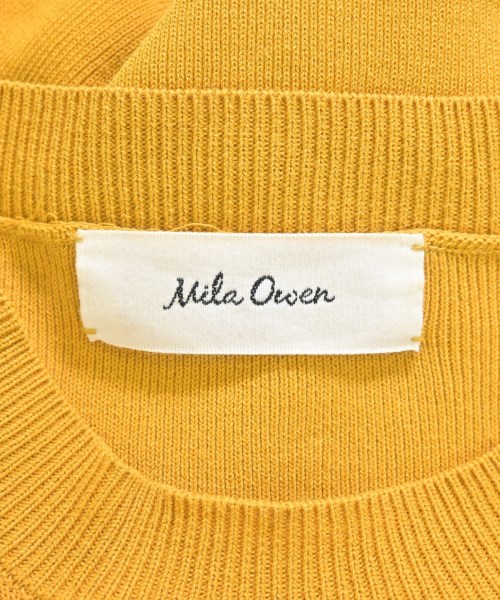 Mila Owen（ミラオーウェン）ニット・セーター 黄 サイズ:0(S位) レディース/2200628038012