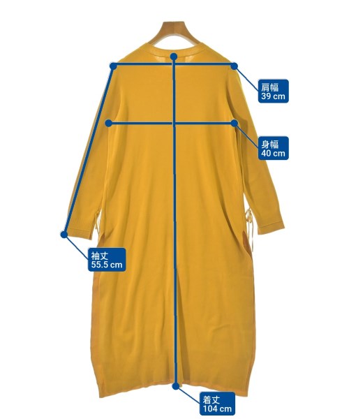 Mila Owen（ミラオーウェン）ニット・セーター 黄 サイズ:0(S位) レディース/2200628038012