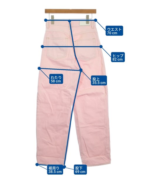 Mila Owen（ミラオーウェン）デニムパンツ ピンク サイズ:0(S位) レディース/2200628442109