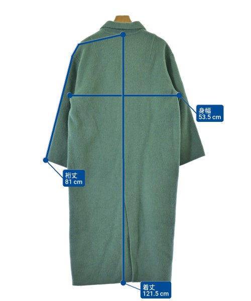 Mila Owen（ミラオーウェン）チェスターコート 緑 サイズ:0(S位) レディース/2200628967121