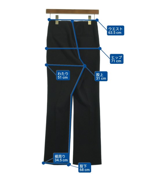 Mila Owen（ミラオーウェン）スラックス 黒 サイズ:0(S位) レディース/2200618038077