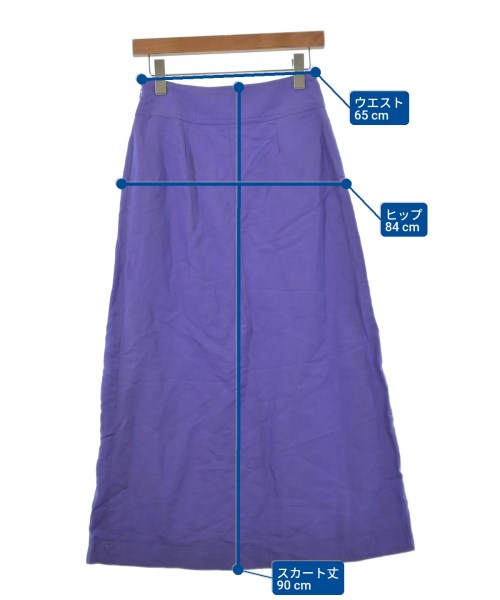 Mila Owen（ミラオーウェン）ロング・マキシ丈スカート 紫 サイズ:1(M位) レディース/2200617034339