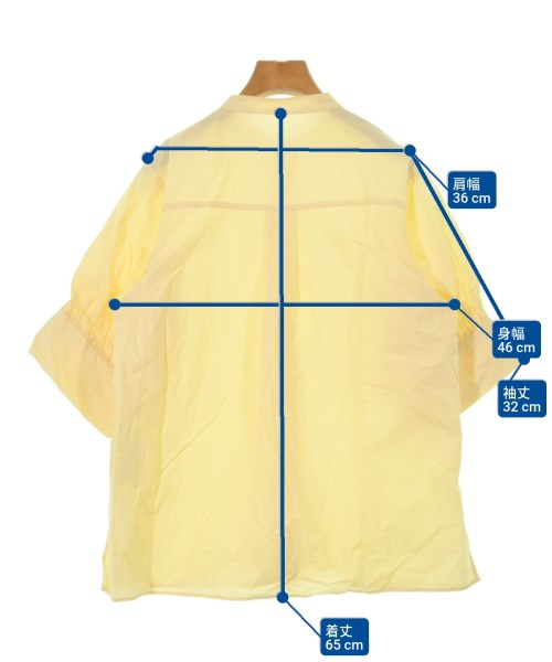 Mila Owen（ミラオーウェン）カジュアルシャツ 黄 サイズ:0(S位) レディース/2200629500099