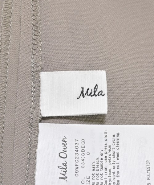 Mila Owen（ミラオーウェン）ワンピース グレー サイズ:0(S位) レディース/2200617643074