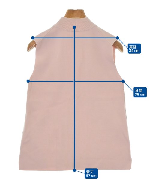 Mila Owen（ミラオーウェン）ベスト ピンク サイズ:0(S位) レディース/2200631393054