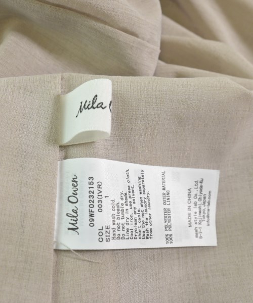 Mila Owen（ミラオーウェン）ワンピース ベージュ サイズ:1(M位) レディース/2200627537028