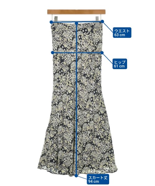 Mila Owen（ミラオーウェン）ロング・マキシ丈スカート 黒 サイズ:0(S位) レディース/2200619570033