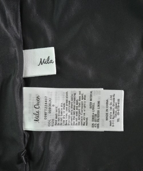 Mila Owen（ミラオーウェン）ブラウス 黒 サイズ:0(S位) レディース/2200628103055