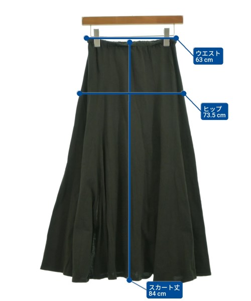Mila Owen（ミラオーウェン）ロング・マキシ丈スカート 緑 サイズ:0(S位) レディース/2200632945030