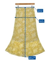 Mila Owen（ミラオーウェン）ロング・マキシ丈スカート 黄 サイズ:0(S位) レディース/2200619582104