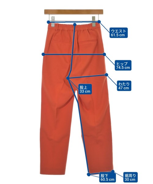 Mila Owen（ミラオーウェン）スラックス オレンジ サイズ:0(S位) レディース/2200618691128