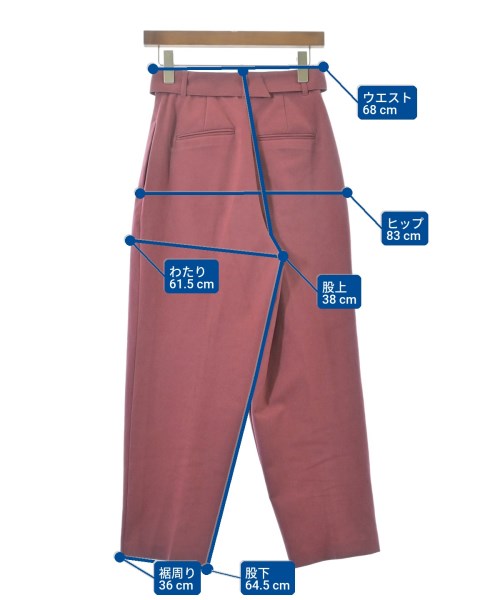 Mila Owen（ミラオーウェン）スラックス 赤 サイズ:0(S位) レディース/2200621137057