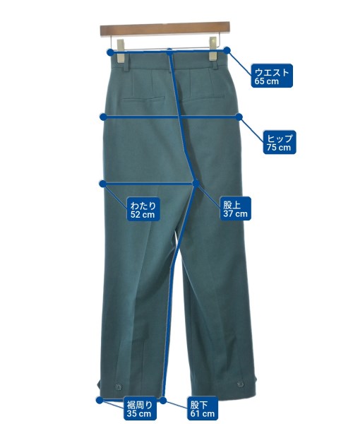 Mila Owen（ミラオーウェン）スラックス 緑 サイズ:0(S位) レディース/2200634348037