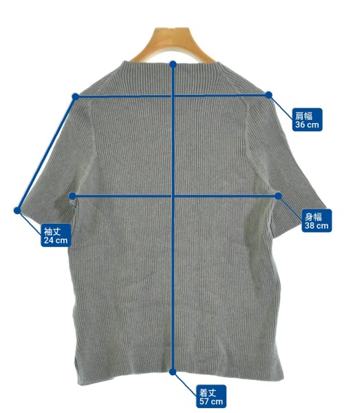 Mila Owen（ミラオーウェン）ニット・セーター グレー サイズ:0(S位) レディース/2200610378102