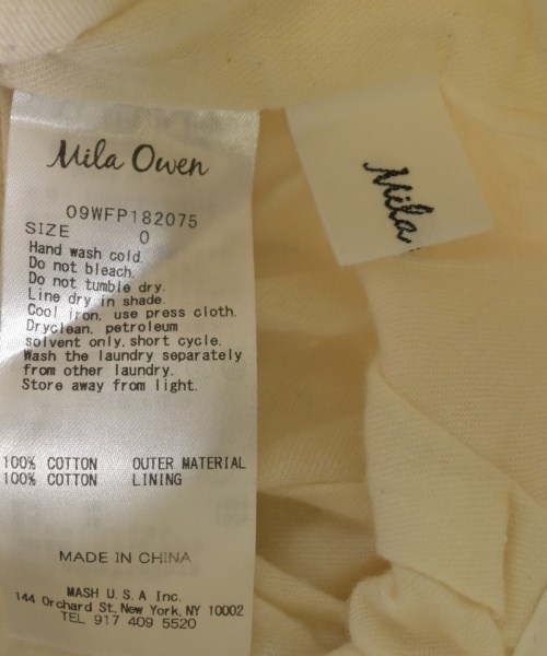 Mila Owen（ミラオーウェン）デニムパンツ 白 サイズ:0(S位) レディース/2200615883069