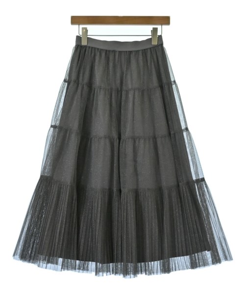 Mila Owen（ミラオーウェン）ロング・マキシ丈スカート グレー サイズ:0(S位) レディース/2200610496028