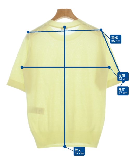 Mila Owen（ミラオーウェン）ニット・セーター 黄 サイズ:0(S位) レディース/2200614040067