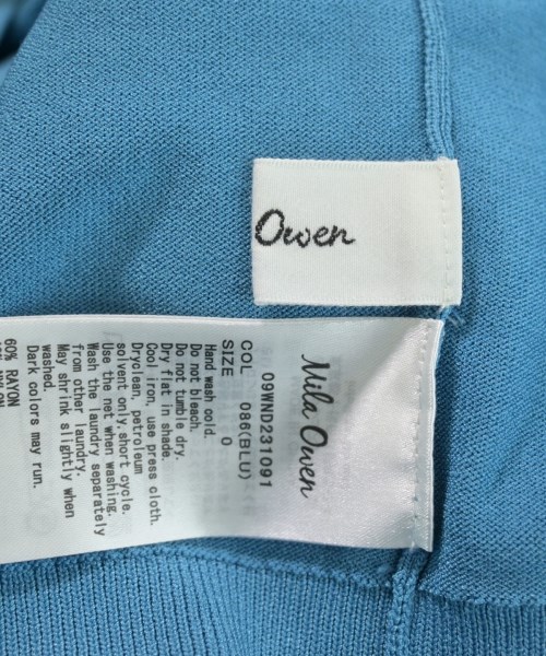 Mila Owen（ミラオーウェン）カーディガン 青 サイズ:0(S位) レディース/2200616094075