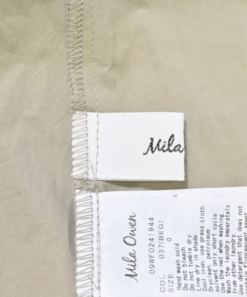 Mila Owen（ミラオーウェン）ワンピース ベージュ サイズ:0(S位) レディース/2200618929108