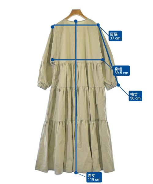 Mila Owen（ミラオーウェン）ワンピース ベージュ サイズ:0(S位) レディース/2200618929108