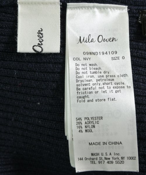 Mila Owen（ミラオーウェン）カーディガン 紺 サイズ:0(S位) レディース/2200613538039